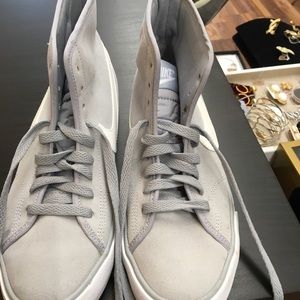 Nike suede hightop sneakers